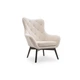 Кресло мягкое Elis Caro Perfect Home Бежевый (меалл/стекловолокно/фанера/ткань Raven 22) - изображение 1