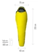 Мішок спальний Millet BAIKAL 750 REG R 210 cм Wild lime (MIC1039) - изображение 4