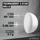 Мячи для настольного тенниса Joola Tournament 40+ 12 шт (44322) - изображение 3