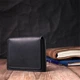 Кожаный мужской кошелек ручной работы GRANDE PELLE 16802 - изображение 2