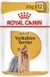 Упаковка вологого корму для дорослих собак Royal Canin Yorkshire Adult 0.085 кг x 12 шт (9003579001448) (2040001) - изображение 2