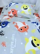 Тканина для дитячої постільної білизни, BABY SHARK ( Малюк Акула), ранфорч Люкс Туреччина 100% хб - зображення 5