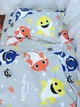 Тканина для дитячої постільної білизни, BABY SHARK ( Малюк Акула), ранфорч Люкс Туреччина 100% хб - зображення 7