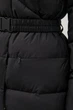 Длинная зимняя куртка с поясом Finn Flare FWC11007-200 Down fill черная L - изображение 7