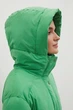 Удлиненная зимняя куртка с поясом Finn Flare FAC13001-535 Down fill зеленая L - изображение 6