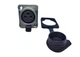 Панельный разъем, D-посадка, штекер 3 контакта, XLR Female socket SA288-SC-PG-WP 3pin, пайка, серия WP, резиновые защитные заглушки - изображение 4