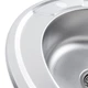 Кухонная мойка из нержавеющей стали Platinum ДЕКОР 490 (0,8/180 мм) - изображение 4
