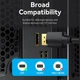 Кабель DisplayPort Vention 5м 4K 60 Гц 3D Dolby 71 чорний (LKMTR_825795) - зображення 5