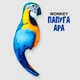 Мягкая игрушка антистресс WONKEY Попугай АРА 50см 33092 - изображение 1