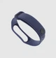 Ремінець Xiaomi Mi Band 4 / 3 силіконовий однотонний браслет Темно-синій 2418P - зображення 2