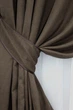 Комплект готовых штор VR-Textil Микровелюр SPARTA № 964ш Коричневый 150х285 см 2 шт (30-768) - изображение 4
