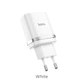 Адаптер мережевий Hoco Smart FCP / AFC C12Q |1USB, 3A, 18W, QC3.0| White - изображение 1