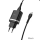 Адаптер мережевий Hoco Micro USB Cable Smart FCP / AFC C12Q |1USB, 3A, 18W, QC3.0| White - изображение 3