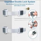 Замок-блокатор для меблів 4 шт FG Premium Lock Білий/Сірий з регулюванням довжини - зображення 7