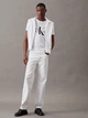 Футболка бавовняна чоловіча Calvin Klein Jeans J30J320935YAF M Біла (8719855868858) - зображення 4