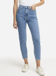 Jeansy damskie mom`s z wysokim stanem Calvin Klein Jeans J20J2215881A4 NI30 Niebieskie (8720107891180) - obraz 1