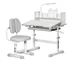 Комплект парта и кресло Evo-Kids BD-24 (стол+стул+полка+лампа) Grey, BD-24 G - изображение 1