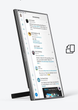 Портативный монитор ARZOPA 16,1" sRGB, 1920×1080 FHD IPS, поддержкой HDMI/Type-C/USB-C, игровой экран Eye-Care, для ноутбука/ПК/Mac/PS3/4/5/Xbox [Класс энергоэффективности A] - изображение 5