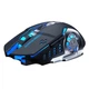 Игровая компьютерная мышь RIAS T2 беспроводная с RGB подсветкой Black (3_05061) - изображение 1
