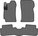 EVA коврики EVAtech в салон авто для Daewoo Lanos 2004-2017 1 поколение Htb EU 3 шт Grey/Black (DO31959Z3SGB) - изображение 1