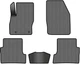 EVA килимки EVAtech в салон авто для Ford Focus (C307) AT 2005-2010 2 покоління Sedan EU 5 шт Grey/Black (FD32207CV5TL2SGB) - зображення 1