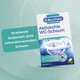 Пакетики для чищення унітазу з активною піною від нальоту Dr.Beckmann active carbon toilet foam 3 шт*100 г - изображение 4