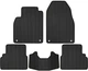EVA коврики EVAtech в салон авто для Saab 9-3 (YS3F) 2002-2007 2 поколение Sedan EU 5 шт Black (SA23128CG5AV4RBB) - изображение 1