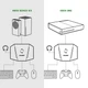 Адаптер-конвертер LEADJOY VX2 AimBox для подключения игровой клавиатуры и мыши к Xbox / PlayStation / Nintendo Switch, черный (87646114) - изображение 5