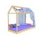 Ліжко будиночок SportBaby Лак 80x190 см (lk-80x190-4) - зображення 2