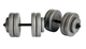 Гантелі розбірні WCG 2 по 23 кг Grey (2x23kg) - зображення 1