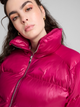 Kurtka zimowa damska krótka Puma Shiny Puffer Jacket 62651445 S Malinowa (4067981420650) - obraz 5