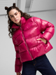 Kurtka zimowa damska krótka Puma Shiny Puffer Jacket 62651445 XS Malinowa (4067981420629) - obraz 1