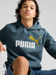 Bluza męska z kapturem Puma ESS+ 2 Col Big Logo Hoodie FL 58676418 L Granatowa (4067981446520) - obraz 5