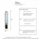Портативная USB LED лампа светильник фонарик 8 светодиодов теплый желтый свет комплект 2шт (1000007222) - изображение 9