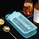 Форма для льда YTech ICE-17 кубиков, лоток-бутылка силиконовая для заморозки воды Синий - изображение 7