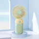 Портативний ручний міні-вентилятор Mini Fan Z8 з акумулятором від USB (салатово-жовтий) - зображення 6