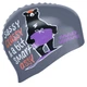 Шапочка для плавания силиконовая юниорская Mad Swim Junior Smart Assy 057002 Grey - изображение 4