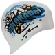 Шапочка для плавания силиконовая для взрослых Mad Swim Colorado 055838 White-Multicolor - изображение 3