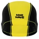 Шапочка для плавания текстильная взрослая Mad Swim DuoTone 052702 Black-Yellow - изображение 4