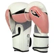 Перчатки боксерские детские на липучке Hard Touch Boxing 7709 размер 6 унций White-Black-Red - изображение 2