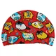 Шапочка для плавания текстильная юниорская Mad Swim CatFish Junior 052002 Red-Multicolor - изображение 4