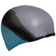 Шапочка для плавания силиконовая увеличенного объема Mad Swim Multi 053111 Blue-Black-Silver - изображение 2