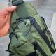 Сумка на пояс бананка через плече на пояс нагрудна TK MK зелений колір - зображення 4