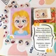 Развивающий ламинированный альбом - книга с играми на липучках "Моє тіло" (Девочка) - изображение 5