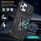 Ударостійкий чохол Camshield Army Ring для Apple iPhone 13 Pro Max (6.7") Чорний / Black - изображение 5