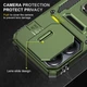 Ударостійкий чохол Camshield Army Ring для Xiaomi Redmi 13C / Poco C65 Оливковий / Army Green - изображение 5