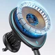 Автоутримувач із БЗП Usams US-CD222 JC Series 5W/7.5W/10W/15W Grey - зображення 3