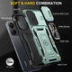 Ударостійкий чохол Camshield Army Ring для Xiaomi Redmi 13C / Poco C65 Зелений / Light Green - изображение 7
