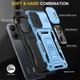 Чехол для Xiaomi Redmi 13C/Poco C65 Camshield Army Ring Голубой/Light Blue - изображение 8