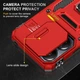 Ударостійкий чохол Camshield Army Ring для Xiaomi Redmi 13C / Poco C65 Червоний / Red - изображение 5